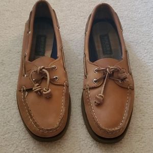 Leather Sperry Topsiders
